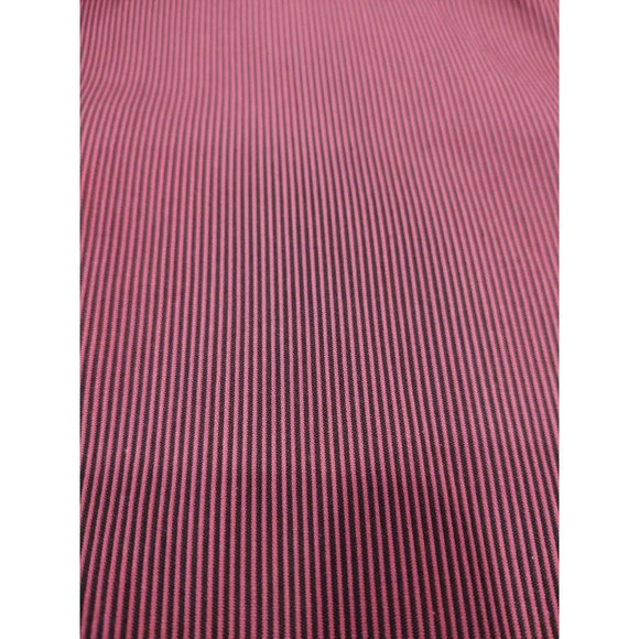 MMXIV Striped Mens 2XLT Shirt Purple Paisley Trim Short Sleeve Button Up Tall - Picture 5 of 10